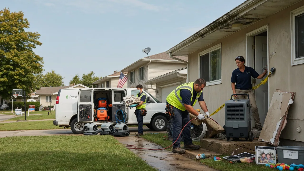 Water Damage Restoration in Bells, TX near me
